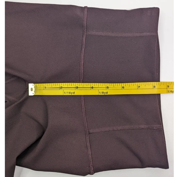 Lululemon In Focus Run Tight- Burgandy Wine - Picture 6 of 8